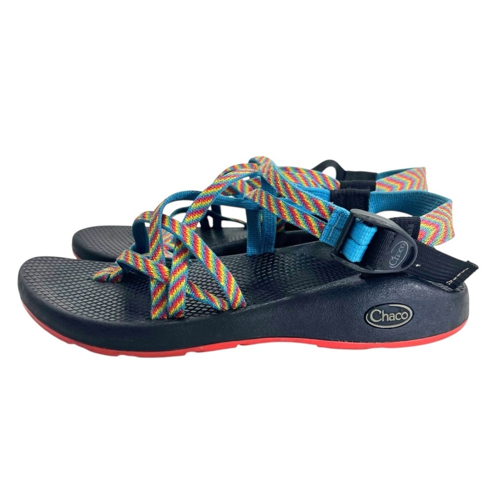 Chaco ZX2 Classic Fiesta Rainbow Hiking Sport Sandals Double Strap
